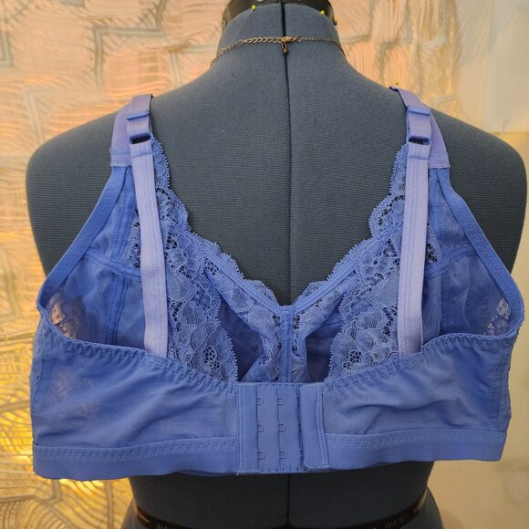 Panache Imogen sheer unlined wireless lace bra - 36E - Picture 2 of 7